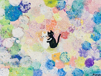 幸せな猫たち