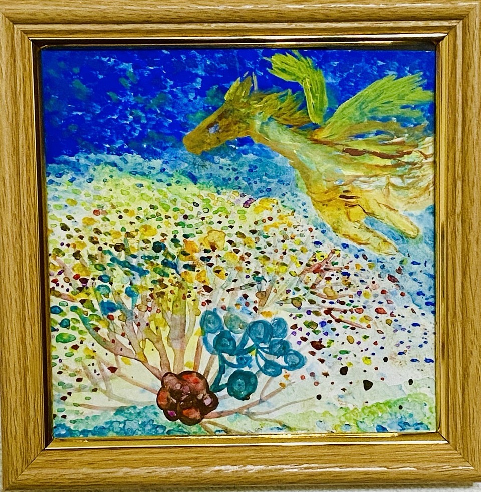 アクリル画 無題 59 アクリル画の森〜